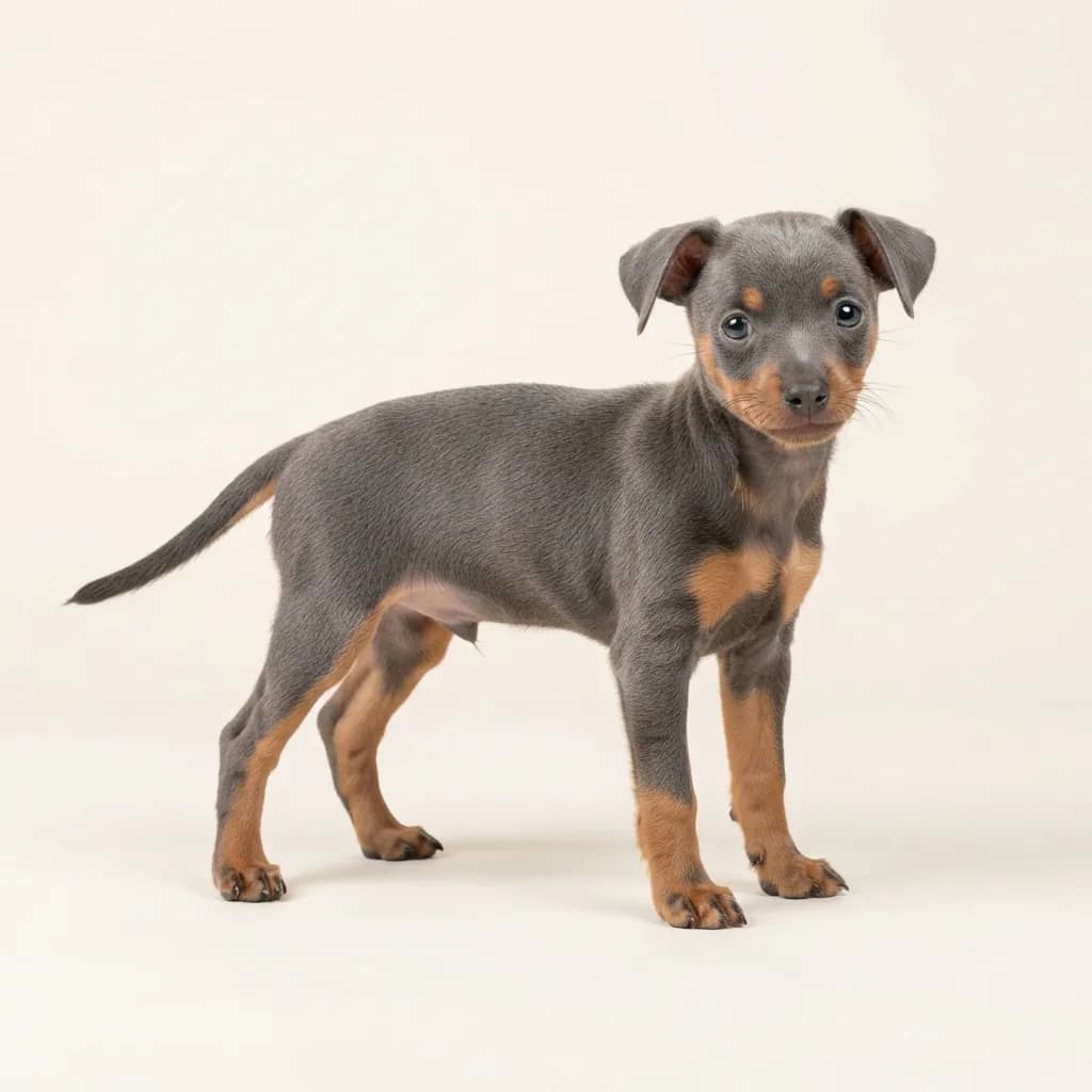 Blue and tan Russian Toy — coat colour and appearance