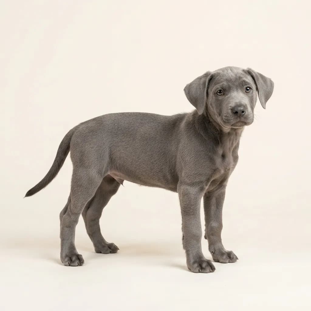 Catahoula Leopard Dog in Grau — Fellfarbe und Aussehen