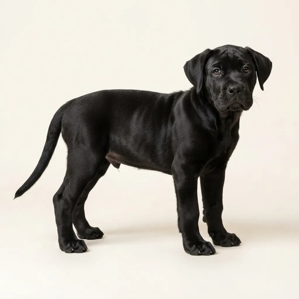 Boerboel in Schwarz — Fellfarbe und Aussehen
