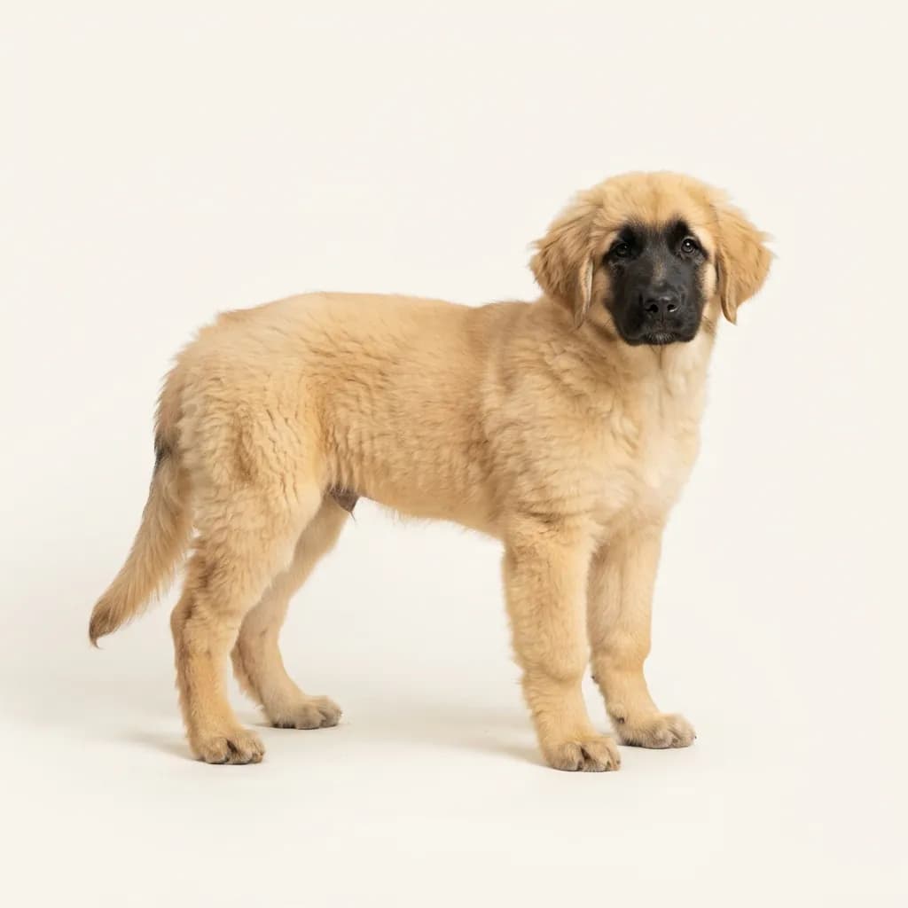 Leonberger in Gelb — Fellfarbe und Aussehen