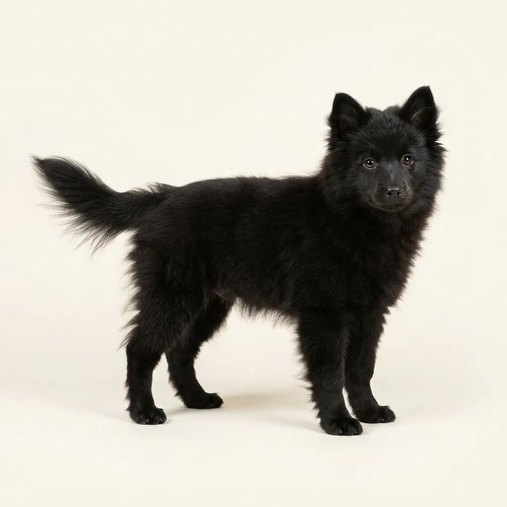 Großspitz in Schwarz — Fellfarbe und Aussehen