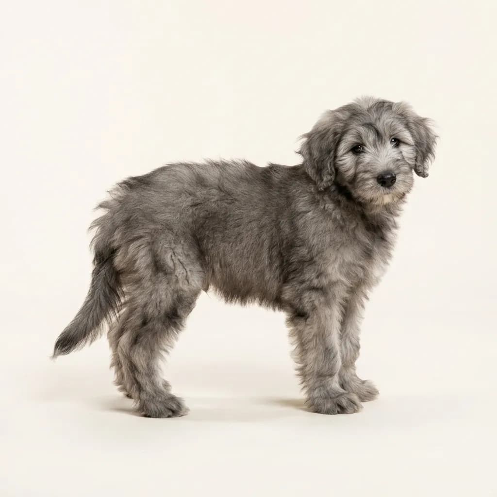 Old English Sheepdog (Bobtail) in Grizzle — Fellfarbe und Aussehen