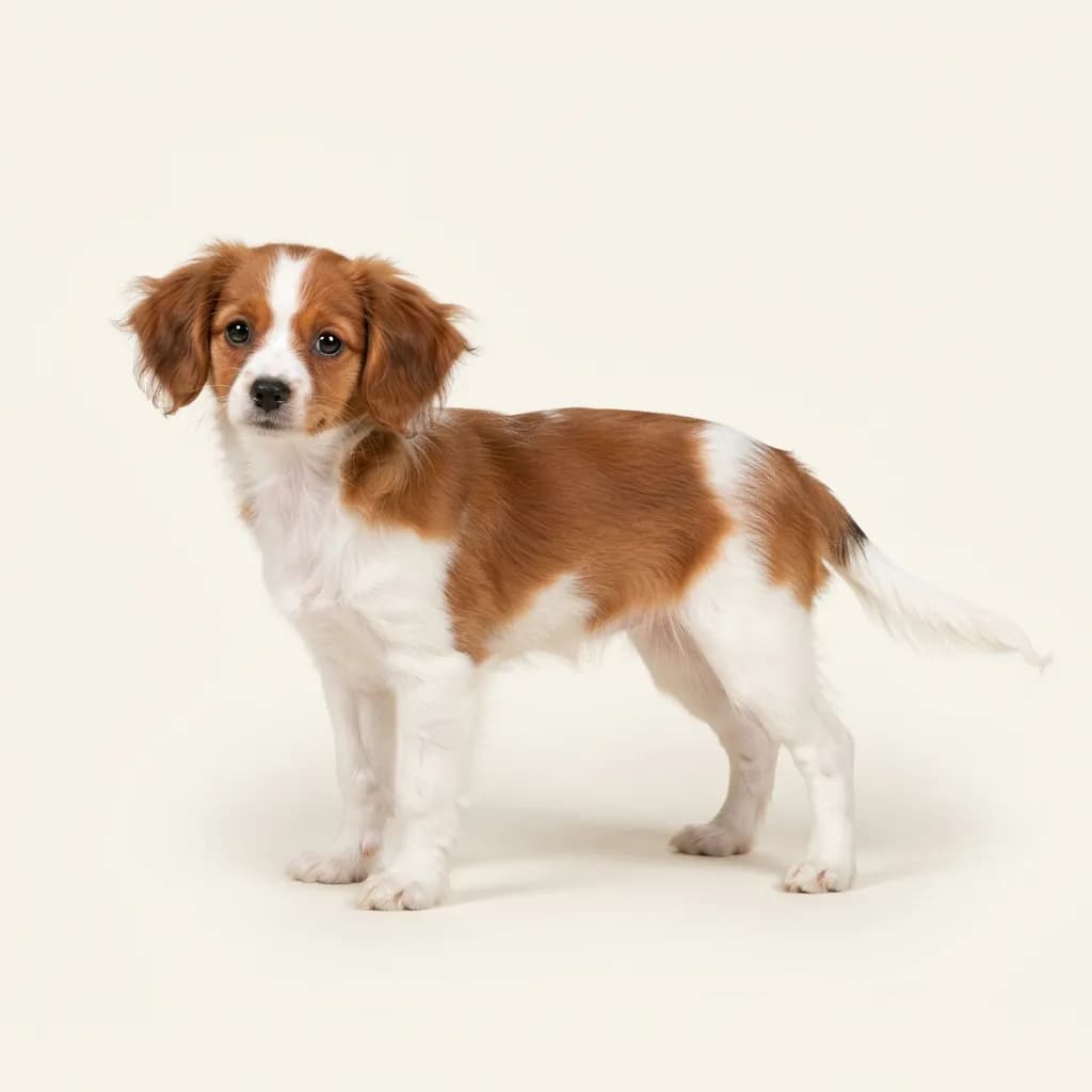 Red and white Phalene, Continental Toy Spaniel — coat colour and appearance