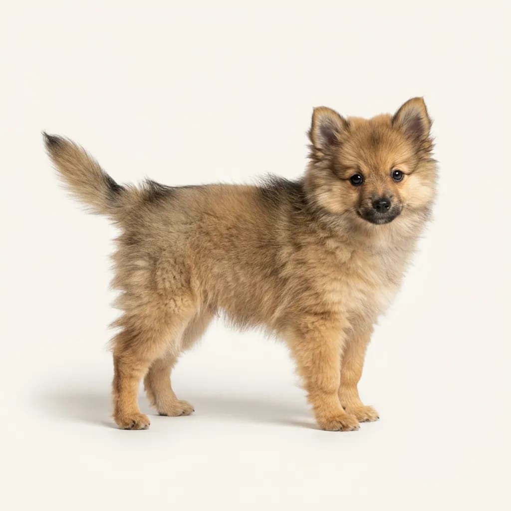 Sable Small Spitz — coat colour and appearance