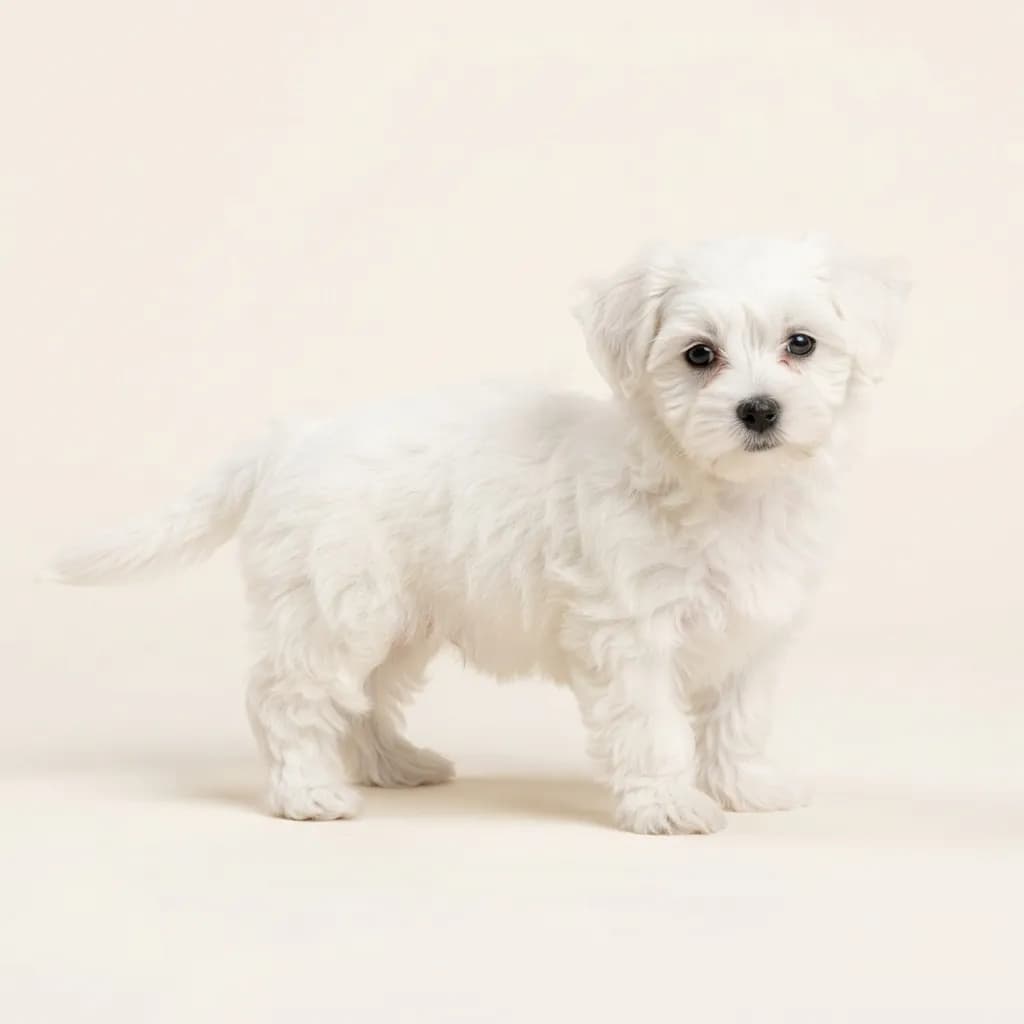 White Yorkiepoo — coat colour and appearance