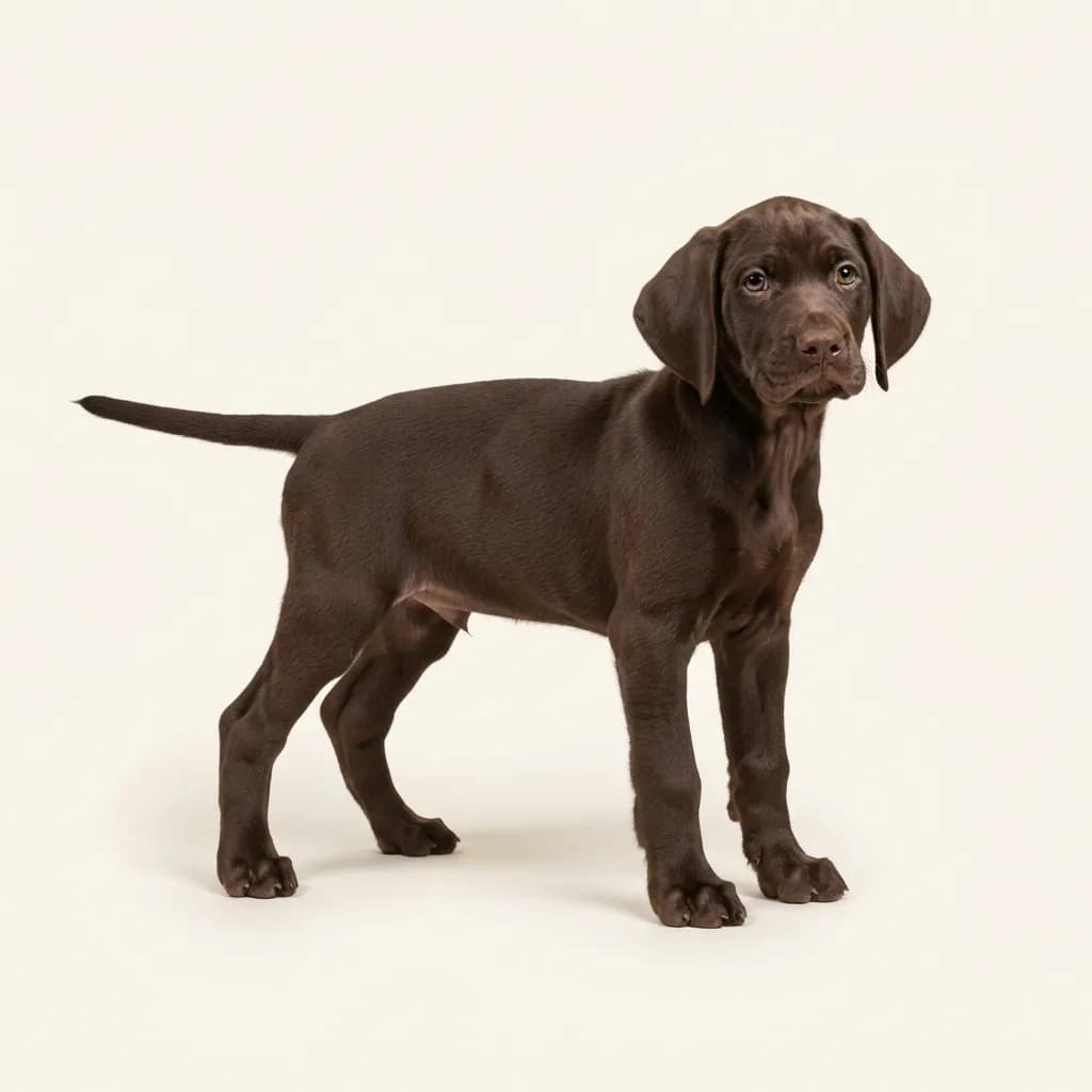 English Pointer in Leberbraun — Fellfarbe und Aussehen