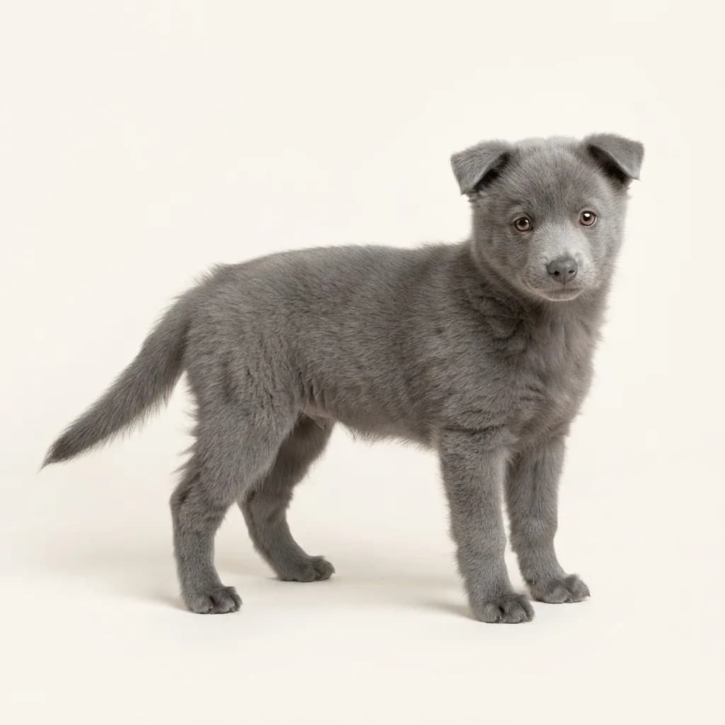 Blue Pomsky — coat colour and appearance