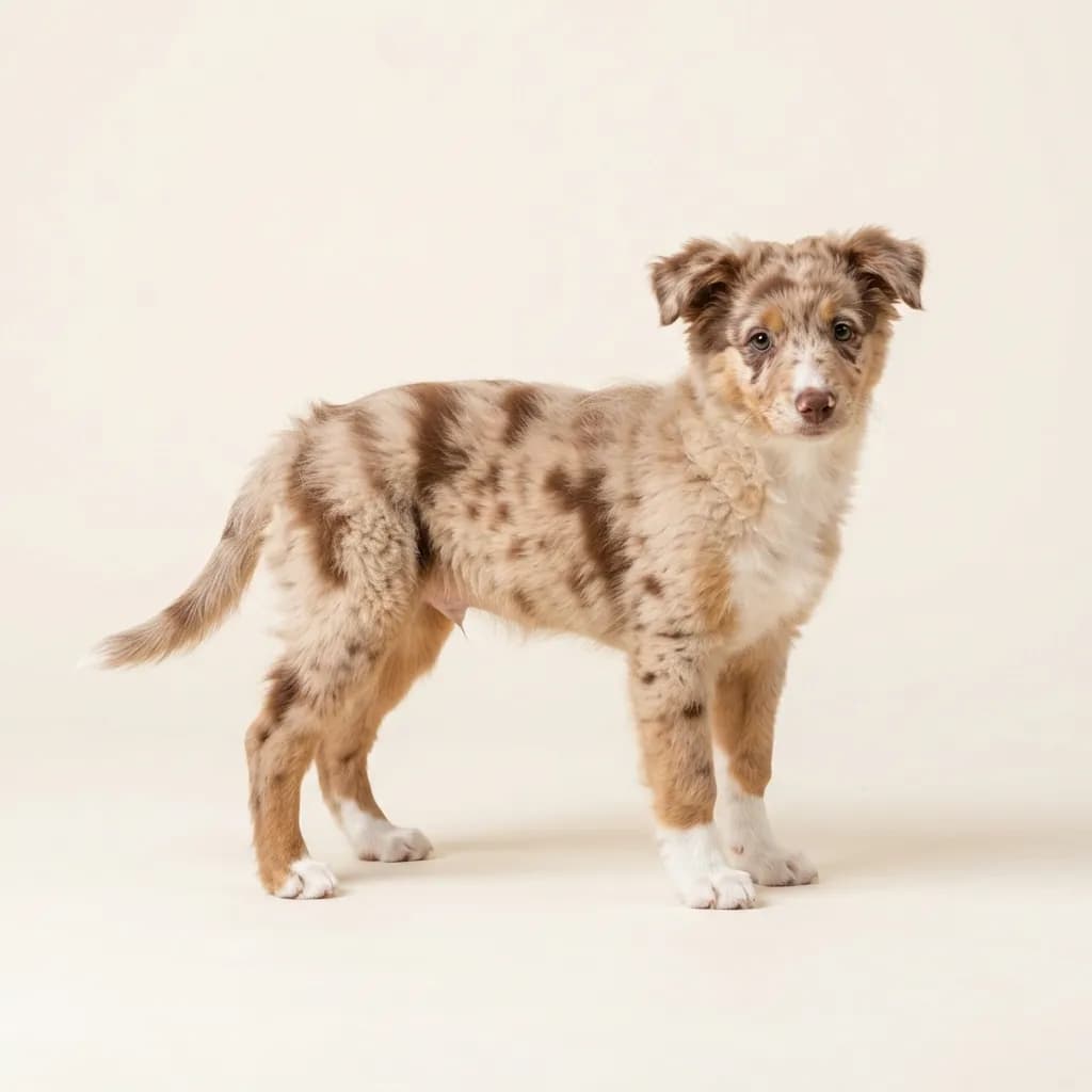Mudi in Red Merle — Fellfarbe und Aussehen