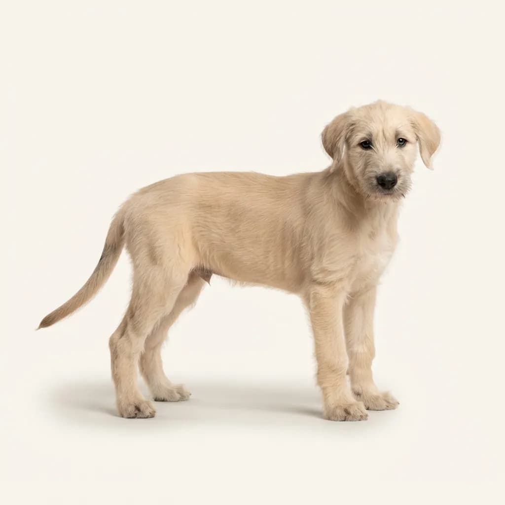 Irish Wolfhound in Weizenfarben — Fellfarbe und Aussehen