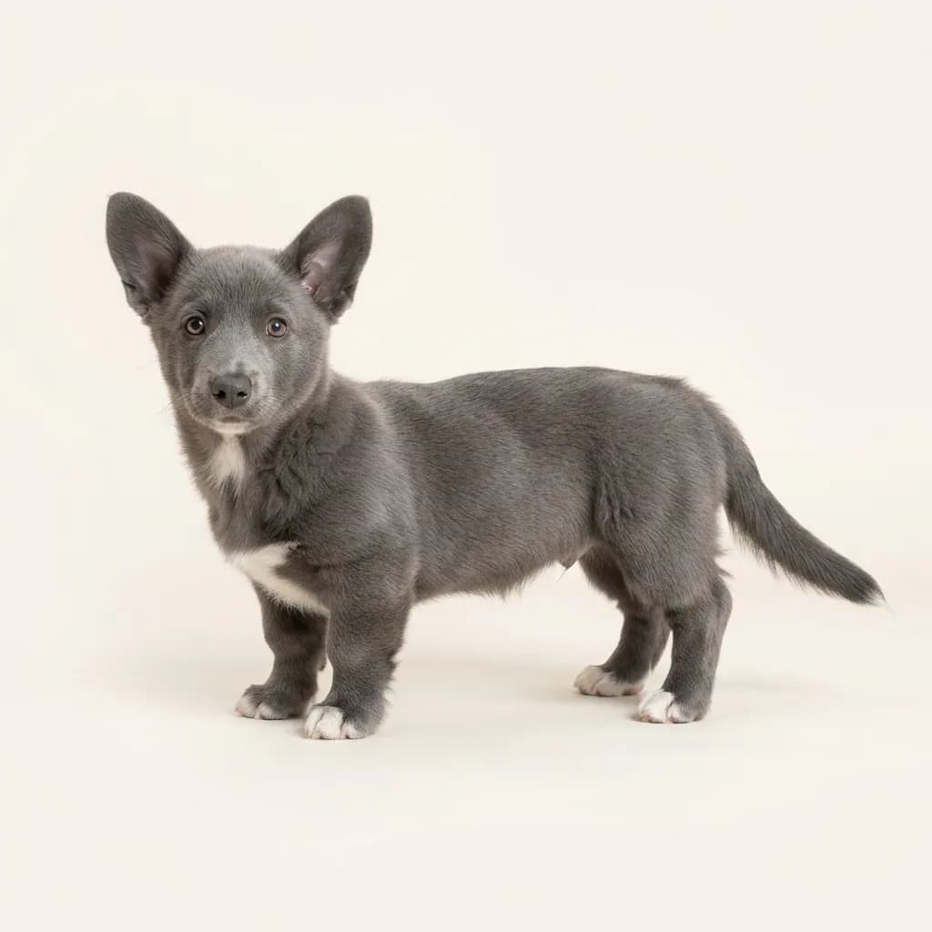 Blue Pembroke Welsh Corgi — coat colour and appearance
