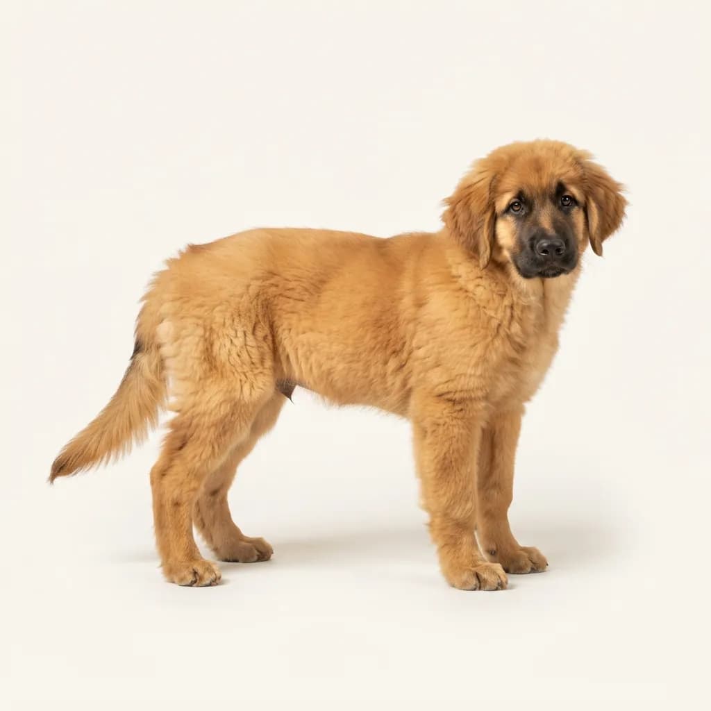 Leonberger in Goldfarben — Fellfarbe und Aussehen