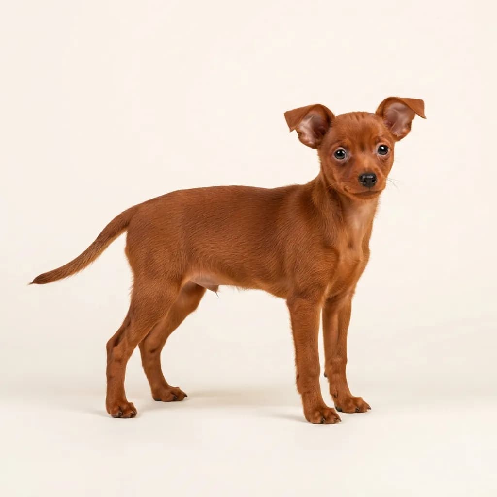 Red Russkiy Toy (Shorthair) — coat colour and appearance