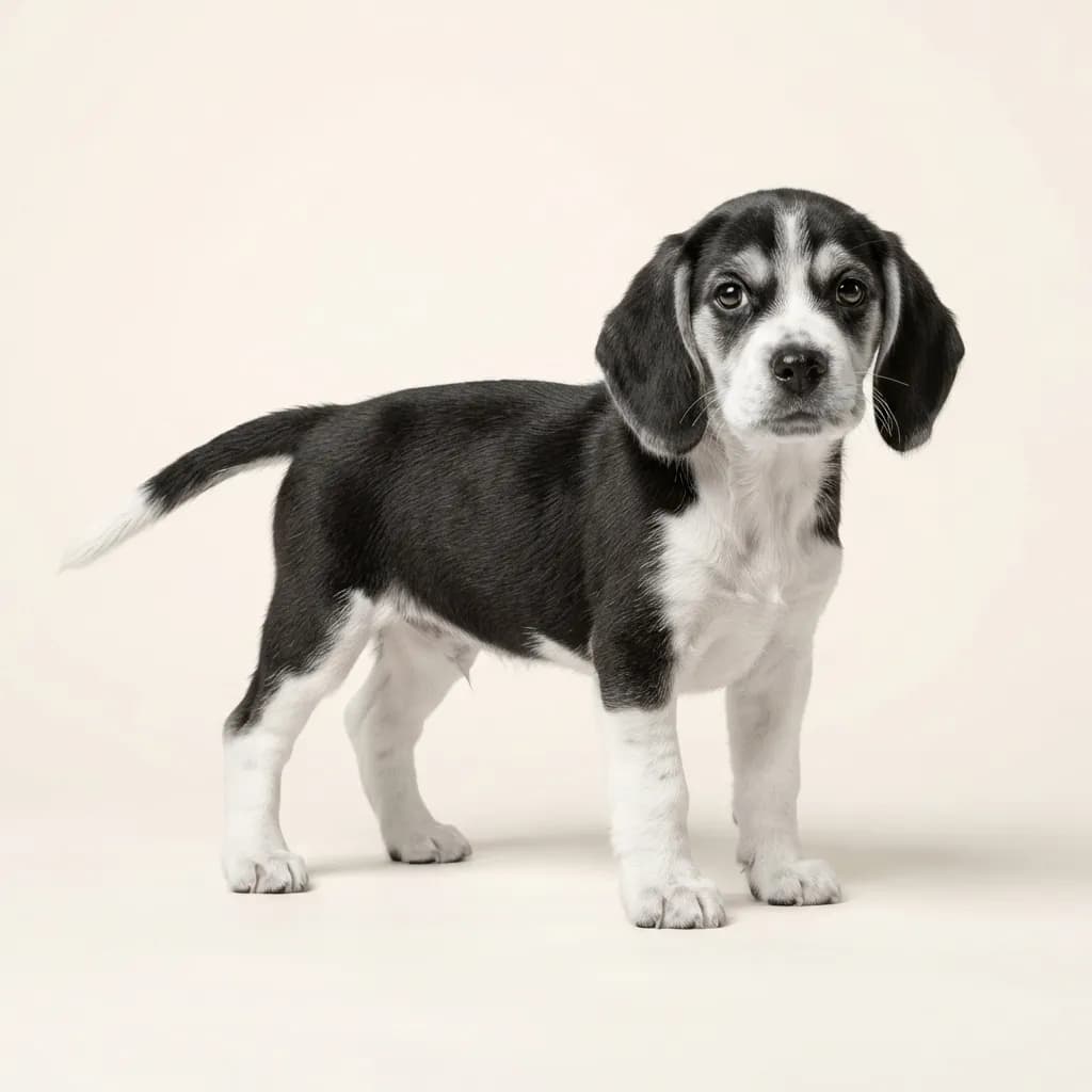 Bicolor Beagle — coat colour and appearance