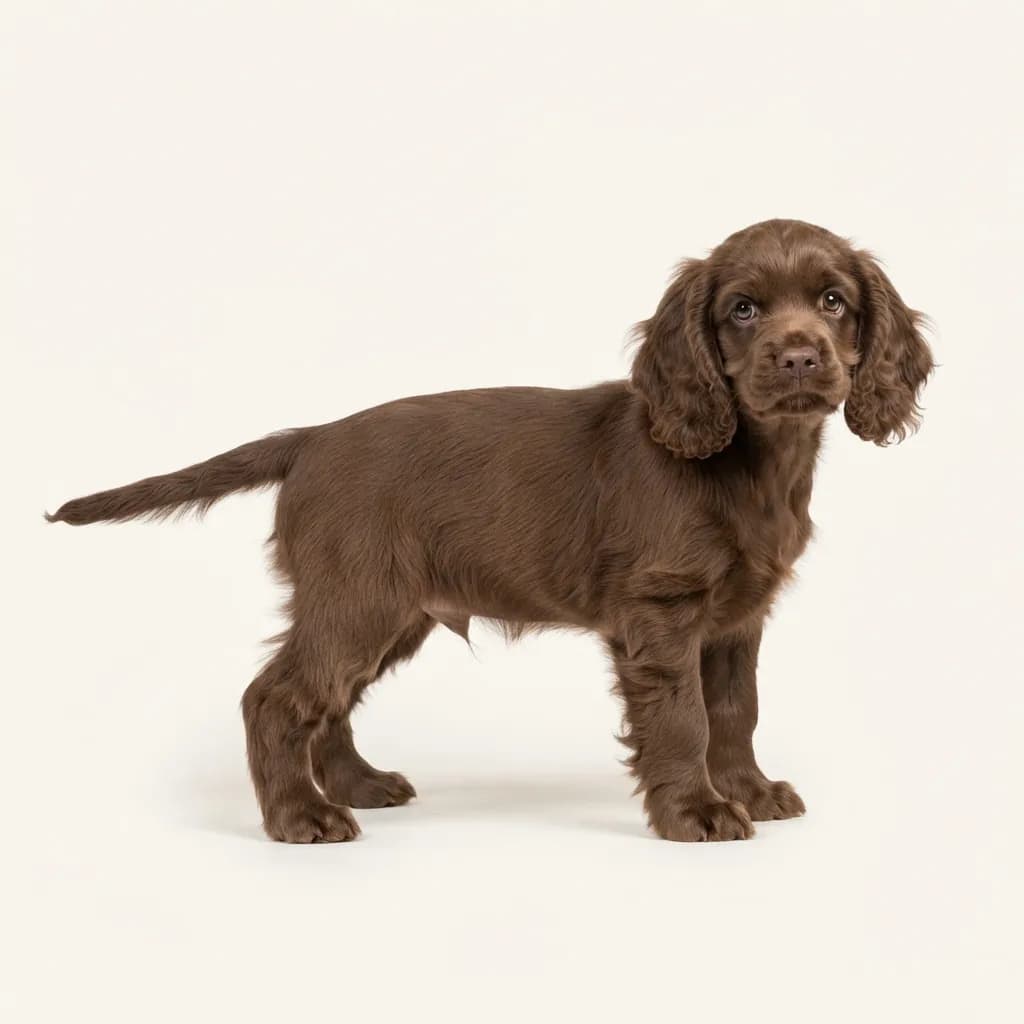 American Cocker Spaniel in Braun — Fellfarbe und Aussehen