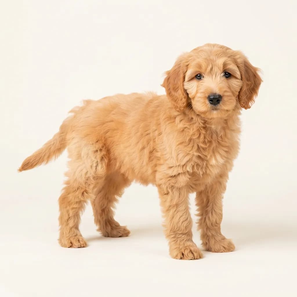 Apricot Australian Labradoodle — coat colour and appearance