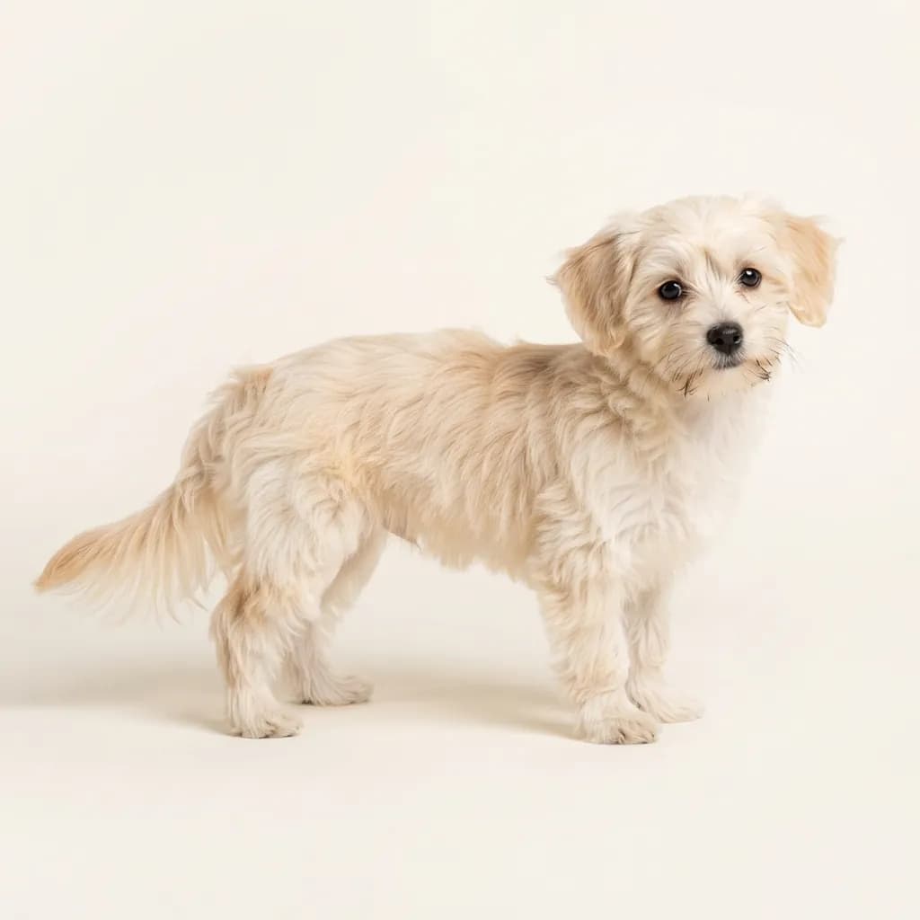 Cream Yorkiepoo — coat colour and appearance