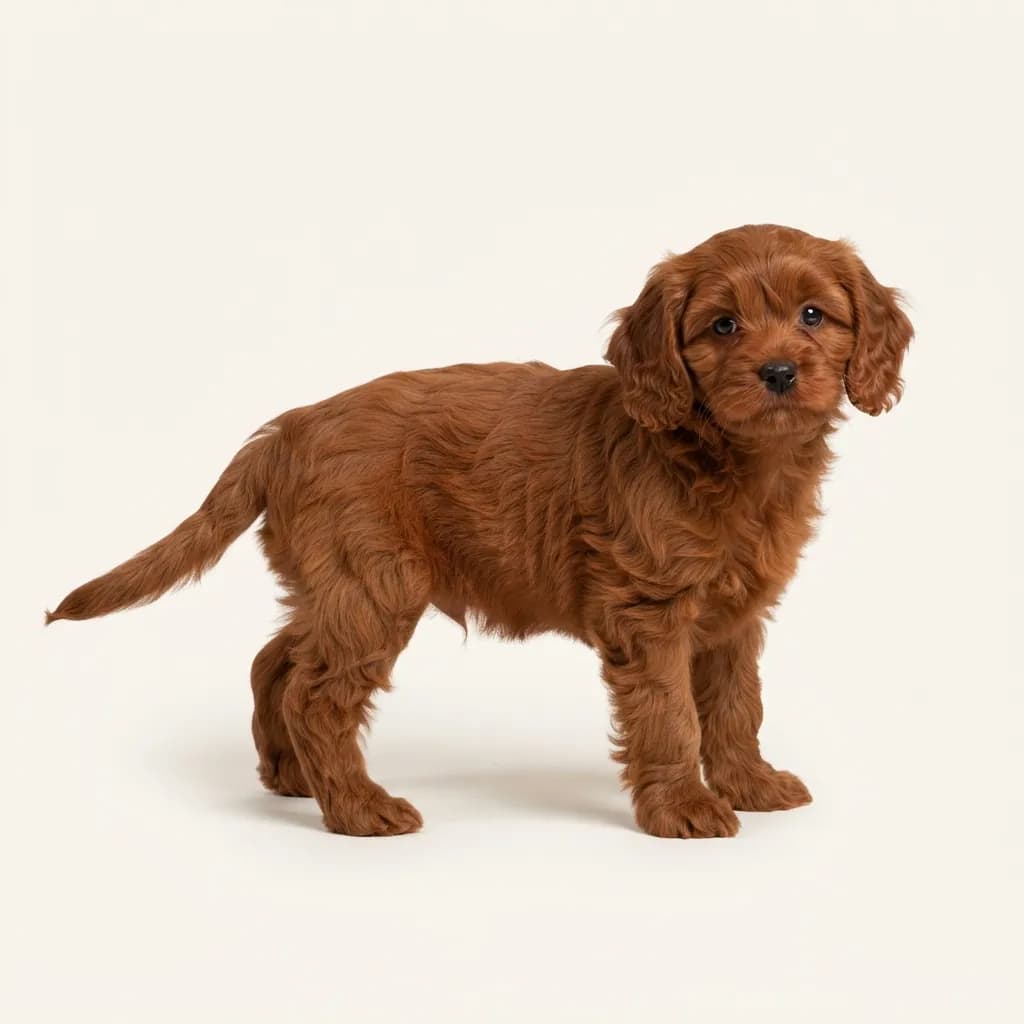 Cavachon in Rot — Fellfarbe und Aussehen