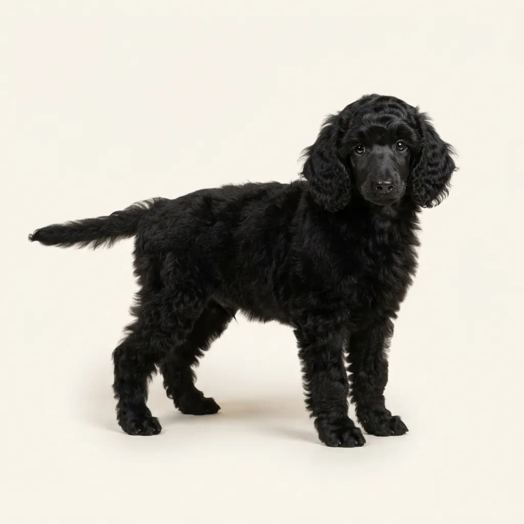 Black Poodle — coat colour and appearance