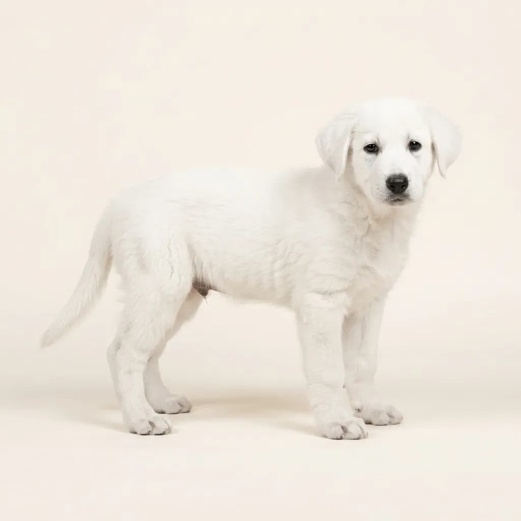 White Transmontano Shepherd Dog (Cão de Gado Transmontano) — coat colour and appearance