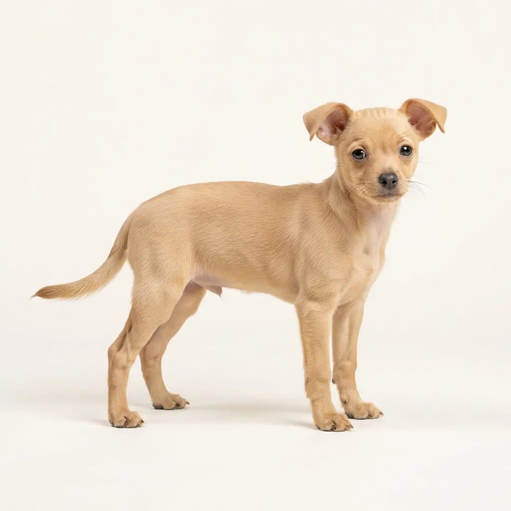 Fawn Russkiy Toy (Shorthair) — coat colour and appearance