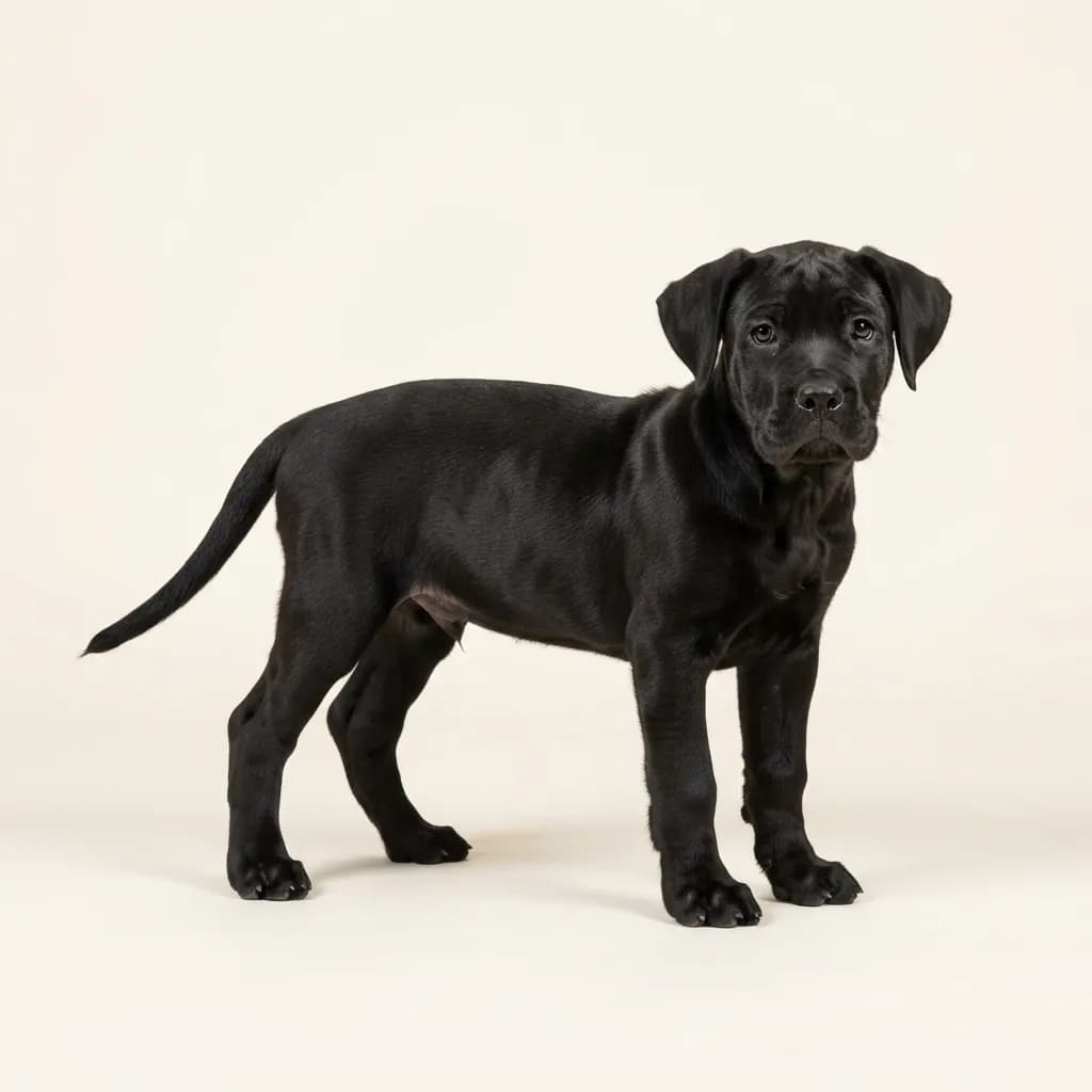 Dogo Canario in Schwarz — Fellfarbe und Aussehen
