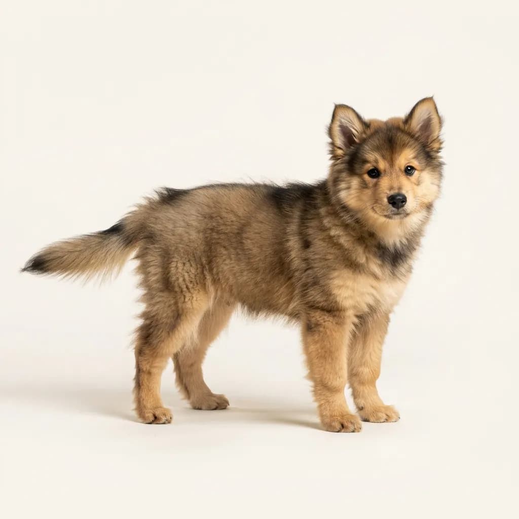 Sable Finnish Lapphund (Suomenlapinkoira) — coat colour and appearance