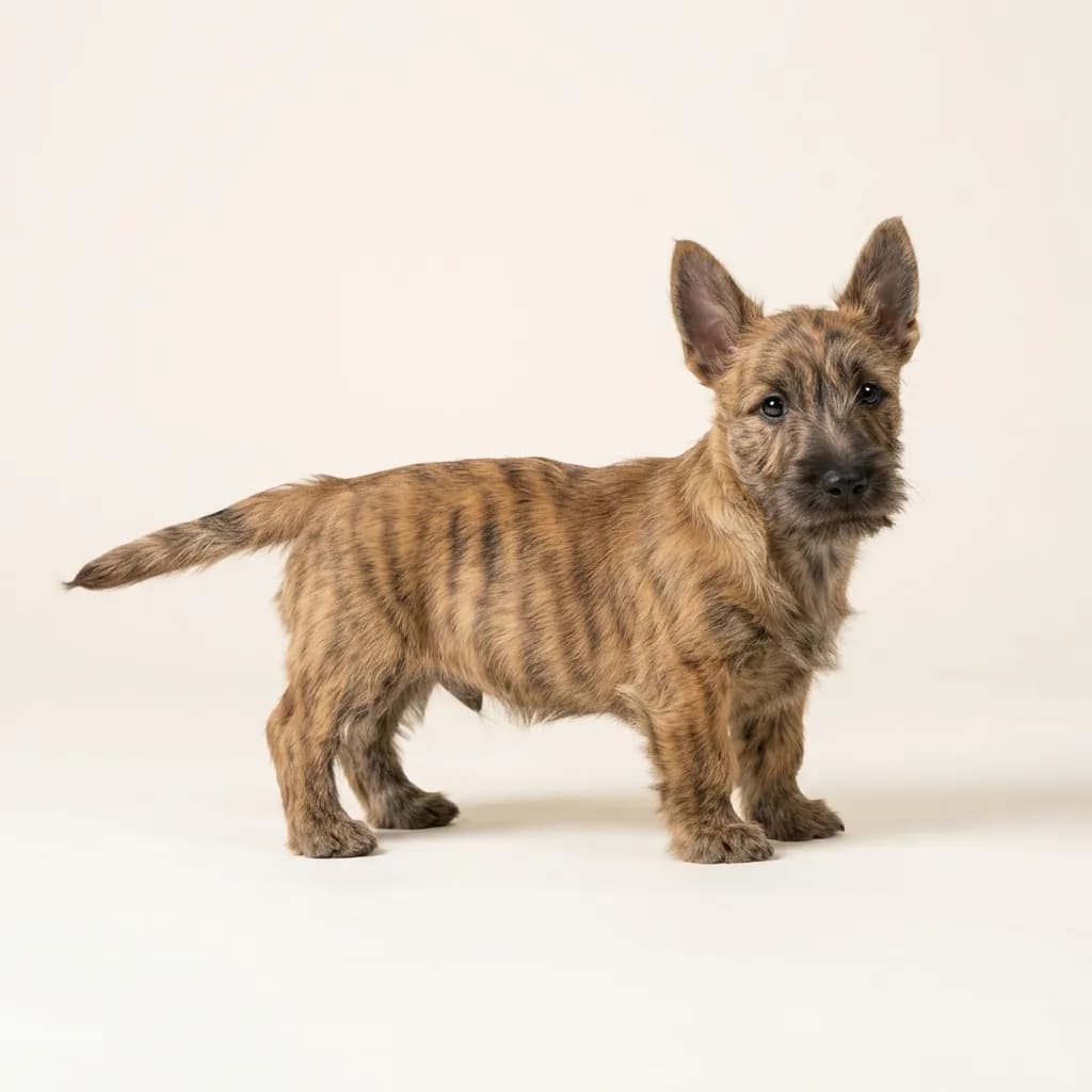 Scottish Terrier in Gestromt — Fellfarbe und Aussehen