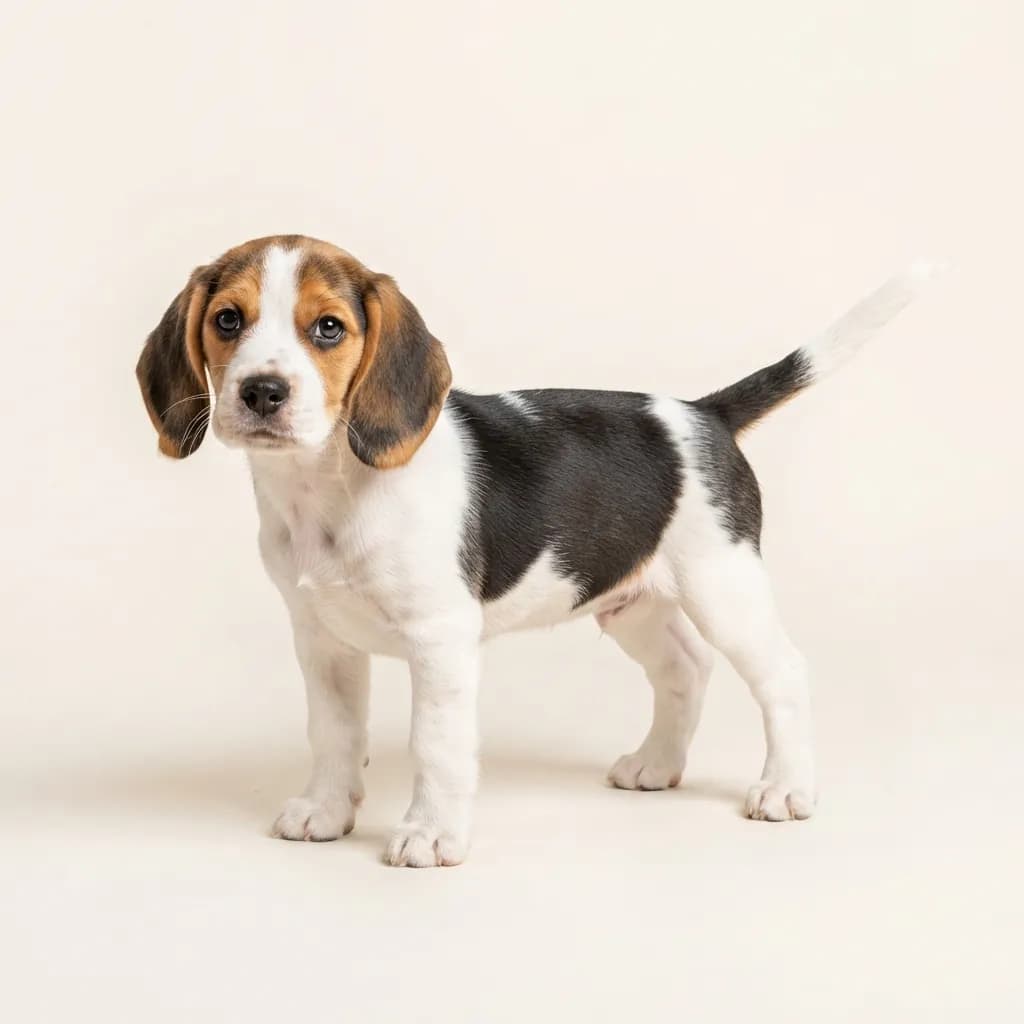 Piebald Beagle — coat colour and appearance