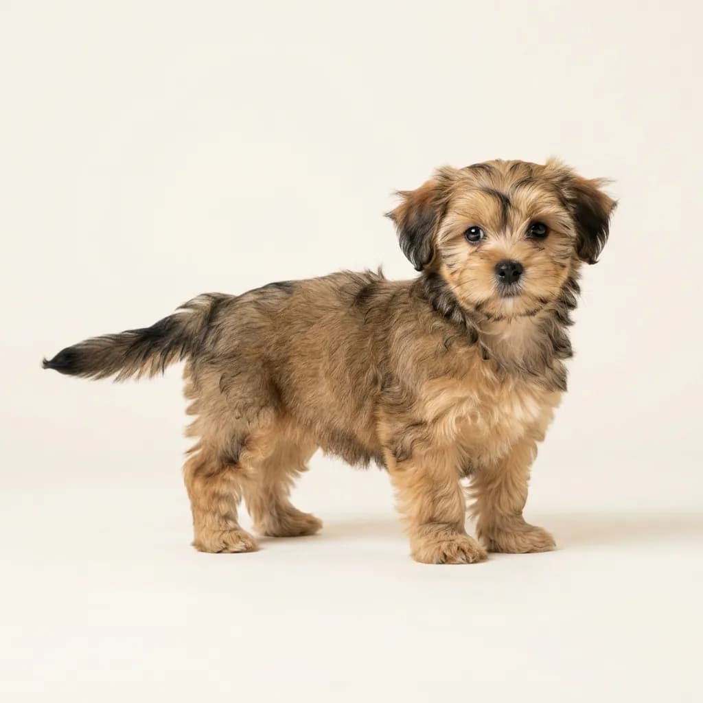 Shorkie in Zobel — Fellfarbe und Aussehen