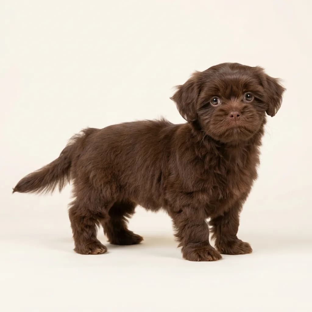 Shih Tzu in Leberbraun — Fellfarbe und Aussehen