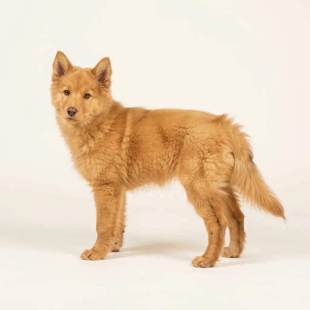 Finnischer Spitz in Goldfarben — Fellfarbe und Aussehen