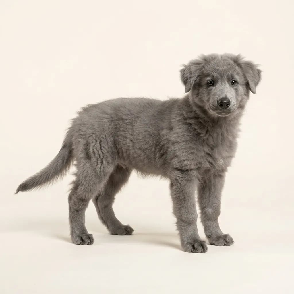 Grey Karst Shepherd Dog — coat colour and appearance