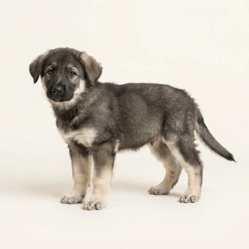 Bicolor Germanic Bear Dog — coat colour and appearance