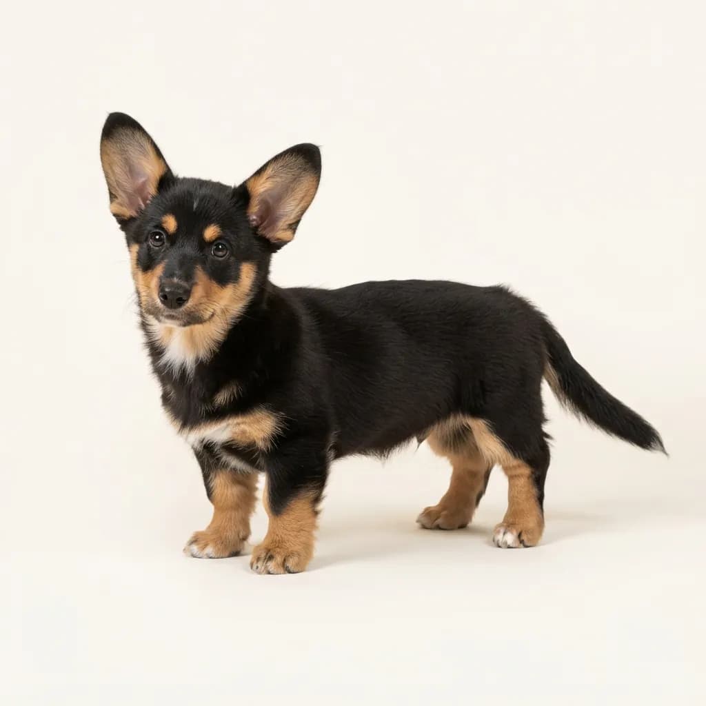 Welsh Corgi Cardigan in Schwarz mit Loh — Fellfarbe und Aussehen