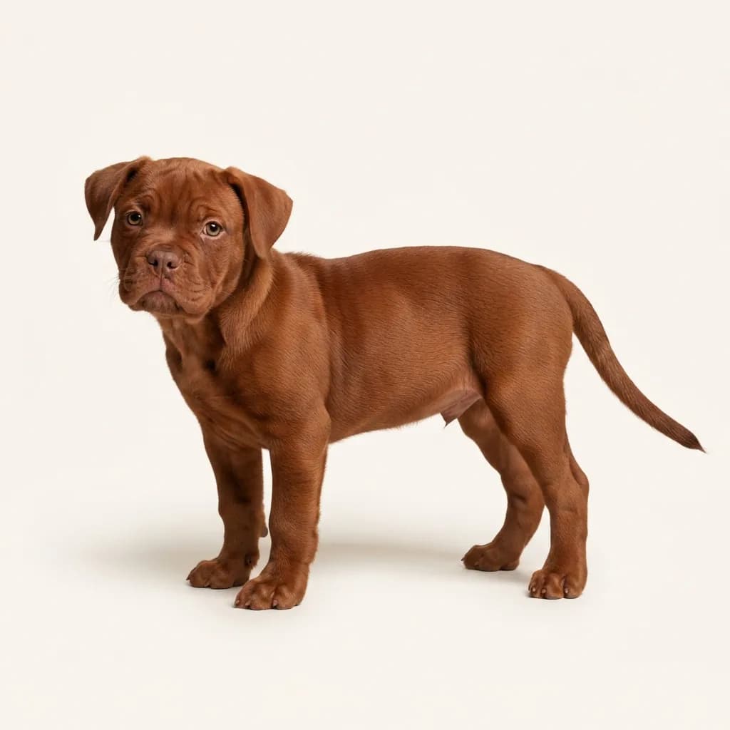 Exotic Bully in Rot — Fellfarbe und Aussehen