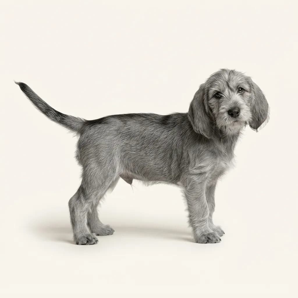 Grizzle Grand Basset Griffon Vendéen — coat colour and appearance