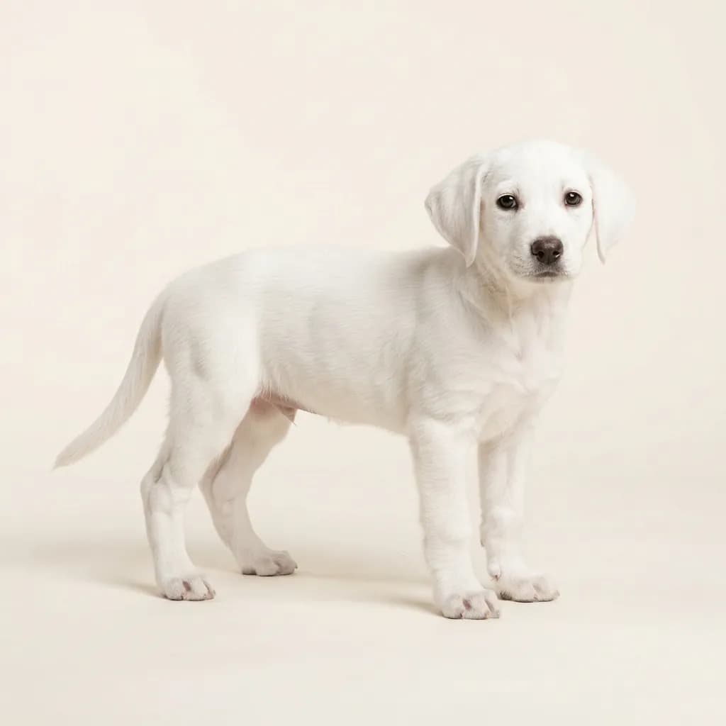 White Small Schwyz Hound — coat colour and appearance