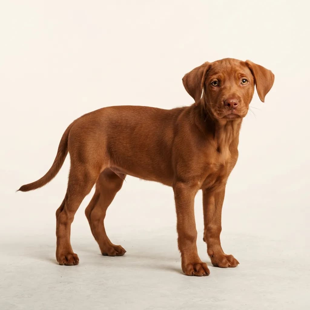 Catahoula Leopard Dog in Rot — Fellfarbe und Aussehen