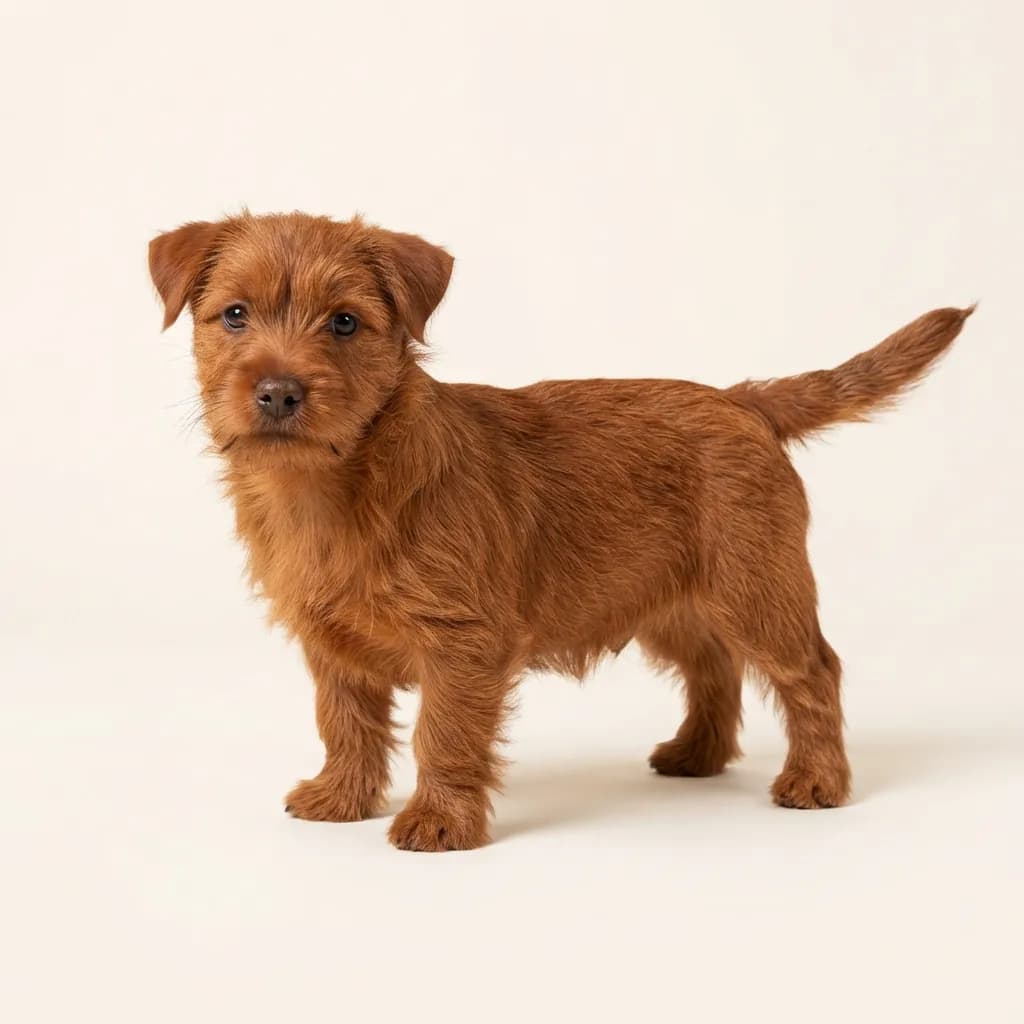 Norwich Terrier in Rot — Fellfarbe und Aussehen