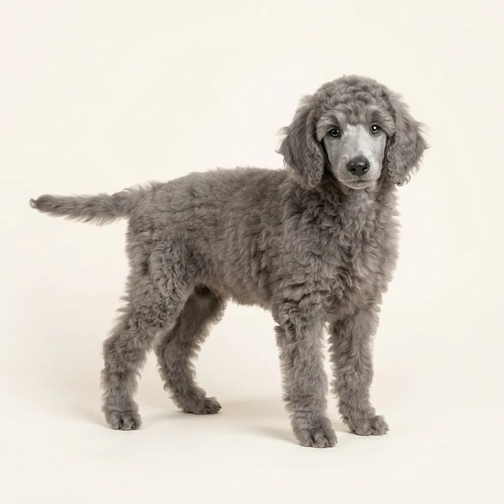 Grey Poodle — coat colour and appearance