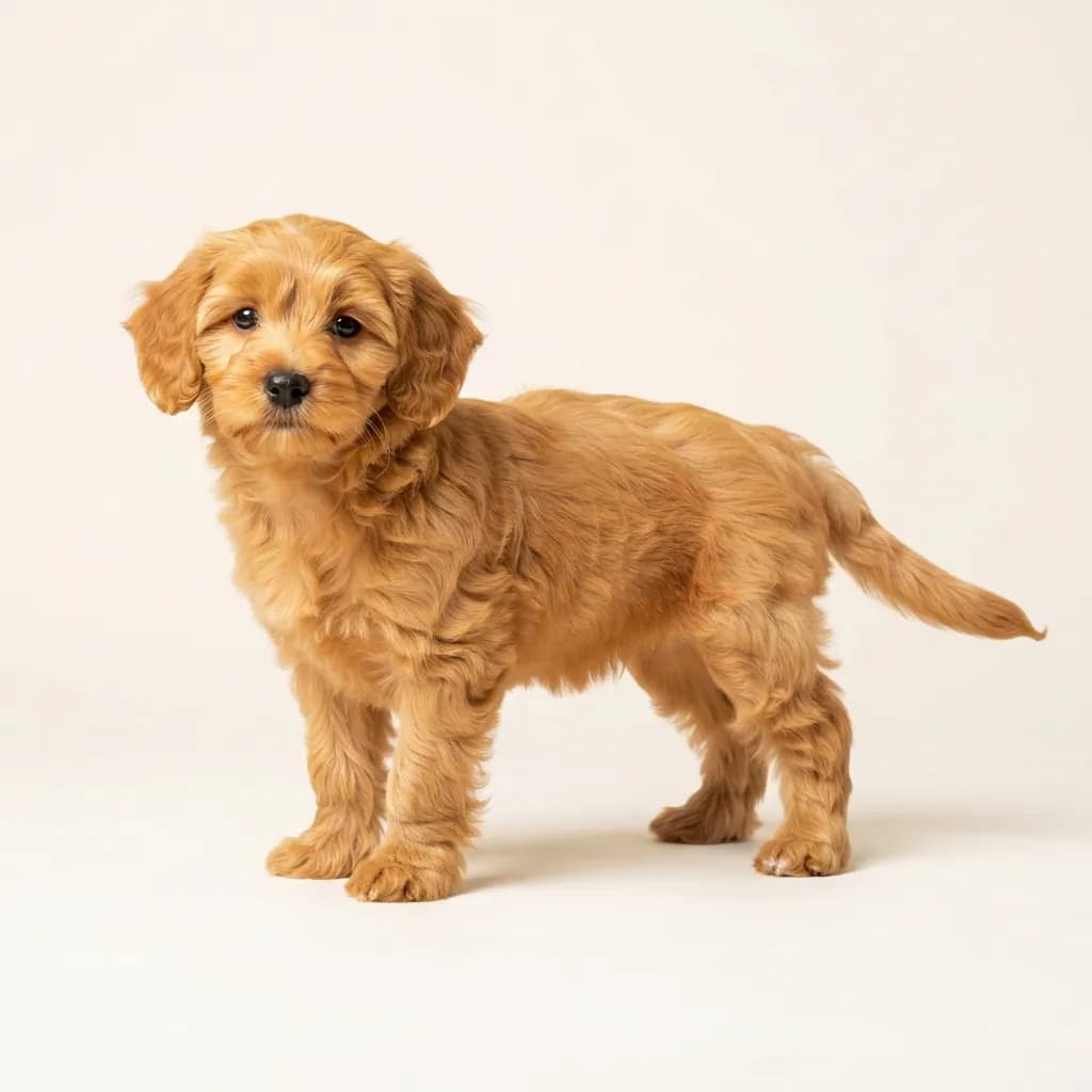Gold Yorkiepoo — coat colour and appearance
