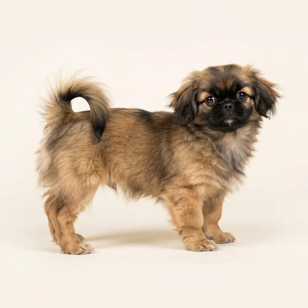 Pekingese in Zobel — Fellfarbe und Aussehen