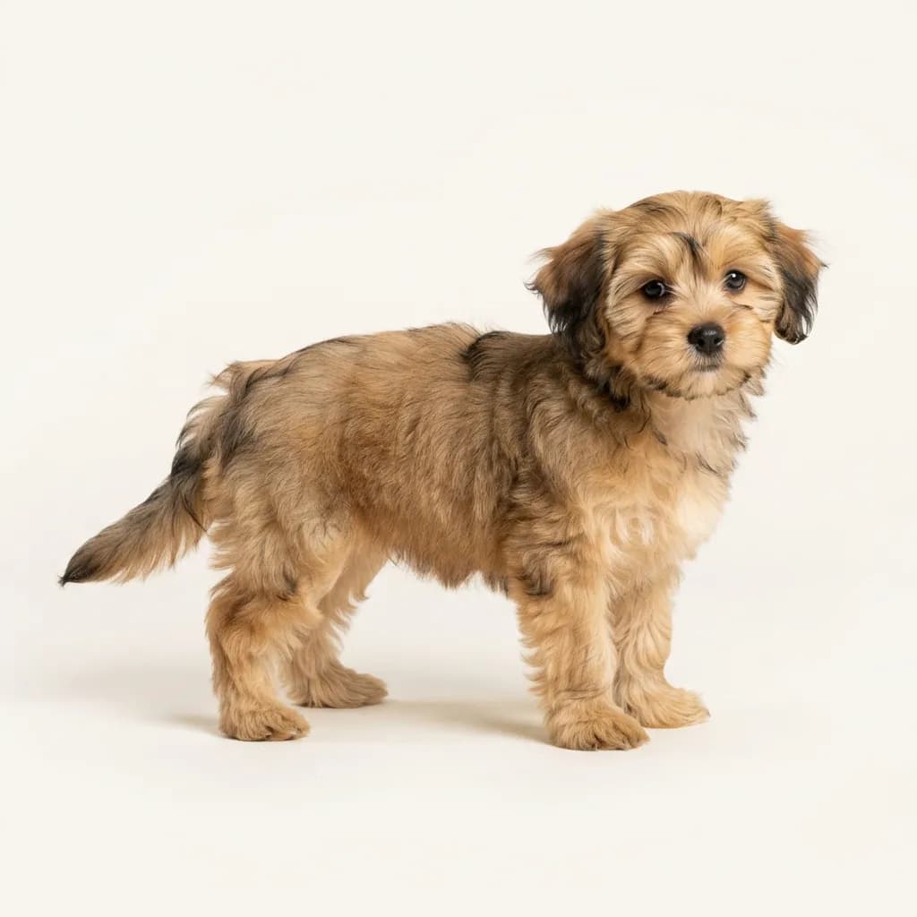 Shihpoo in Zobel — Fellfarbe und Aussehen