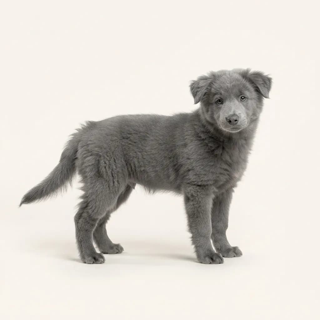Blue Finnish Lapphund (Suomenlapinkoira) — coat colour and appearance