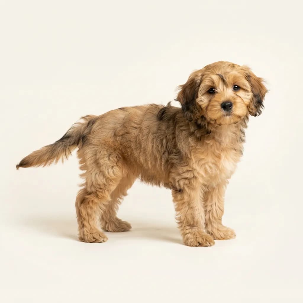 Cavapoochon in Zobel — Fellfarbe und Aussehen
