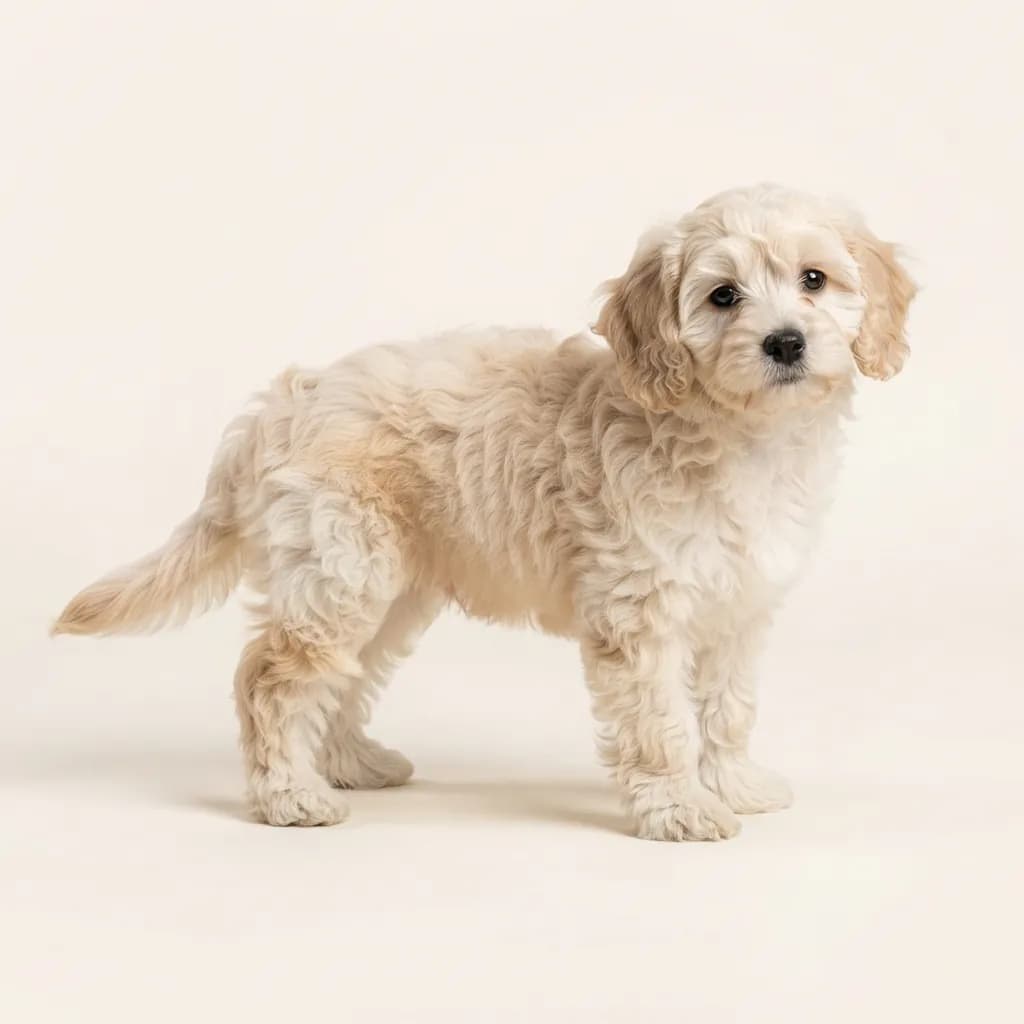 Cavachon in Creme — Fellfarbe und Aussehen