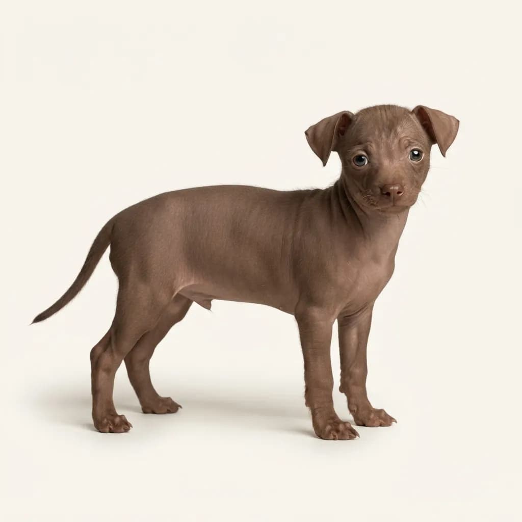 Brown Hairless Chihuahua — coat colour and appearance