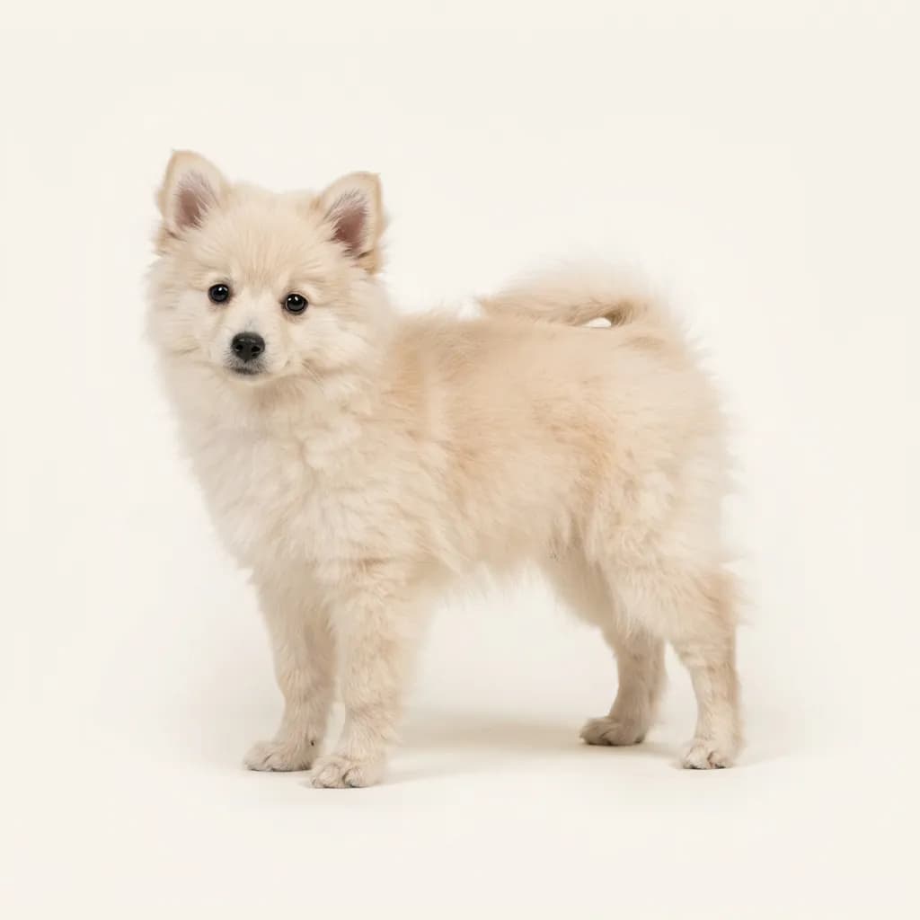 Cream Small Spitz — coat colour and appearance