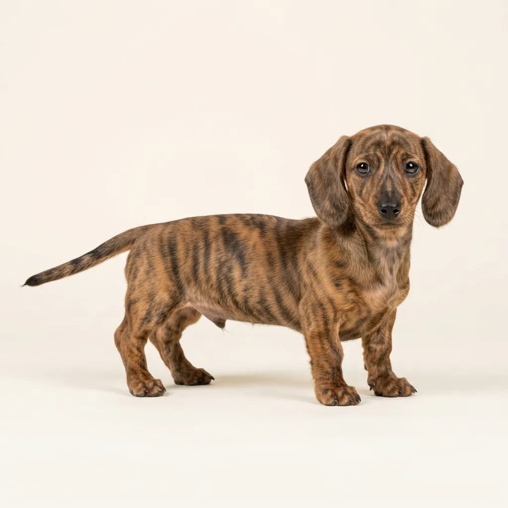 Brindle Dachshund — coat colour and appearance
