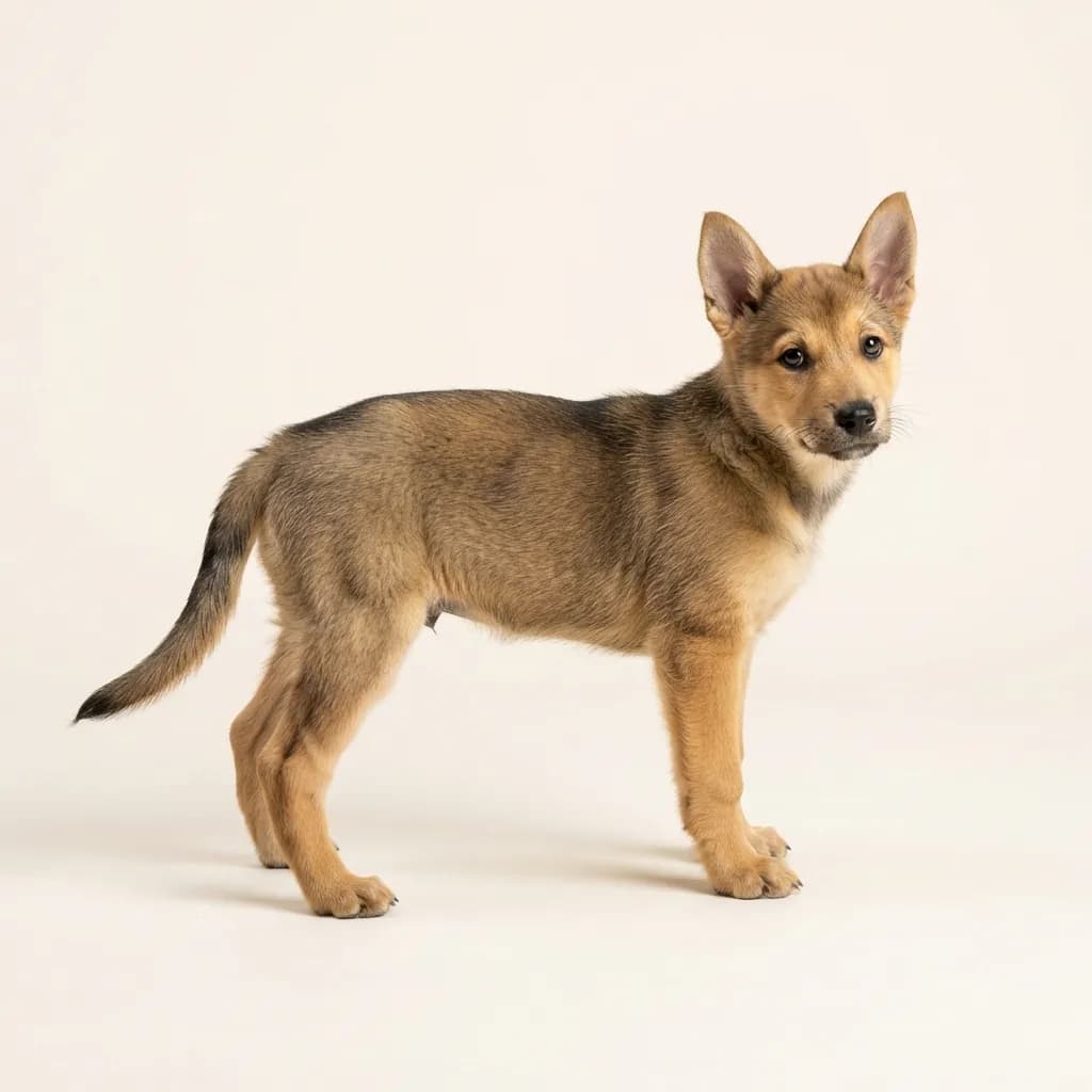 Carolina Dog in Zobel — Fellfarbe und Aussehen